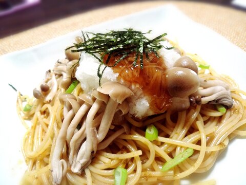 フライパン１つで簡単料理(1)和風おろしパスタ♪